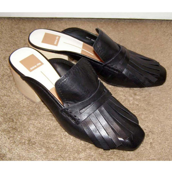 NEW 8.5 Dolce Vita Katina Mules Black shoes - Picture 2 of 8